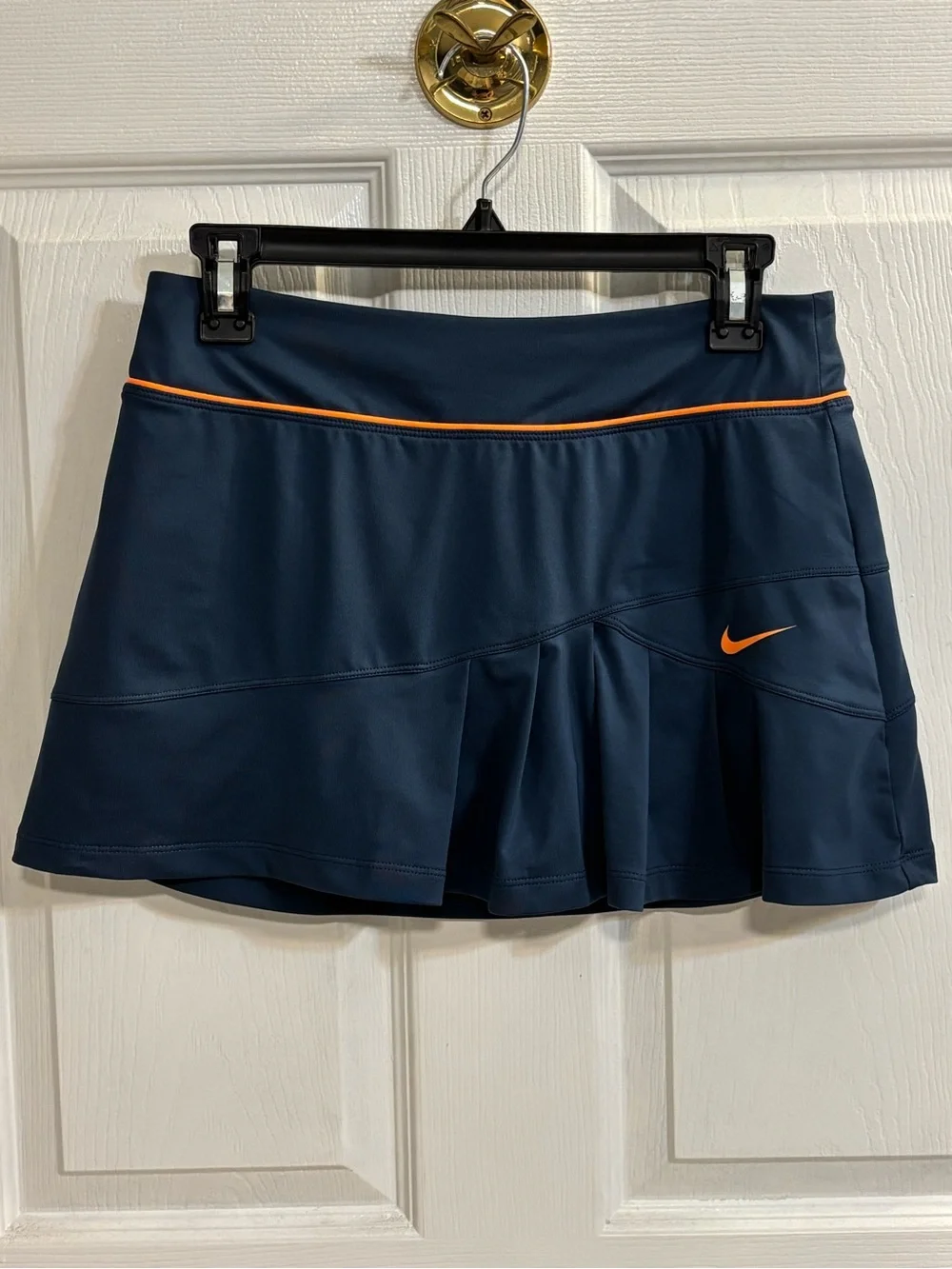 Nike Dri-FIT Tennis Skirt Teal Blue Built-In Shorts Pleated Athletic Women's M